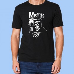 Camiseta MISFITS - Logotipo blanco