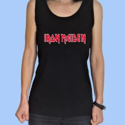 Camiseta sin mangas mujer IRON MAIDEN - Logotipo