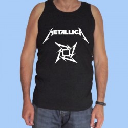 Camiseta sin mangas hombre METALLICA - NINJA Logotipo