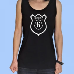 Camiseta sin mangas mujer HOMBRES G - Logotipo escudo