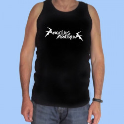 Camiseta sin mangas hombre ANGELUS APATRIDA - Logotipo blanco