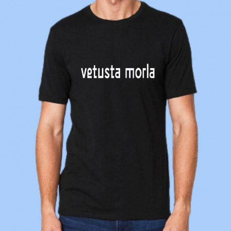 Camiseta hombre VETUSTA MORLA - Logotipo blanco