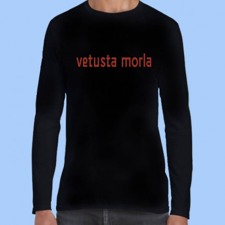 Camiseta manga larga hombre VETUSTA MORLA - Logotipo rojo