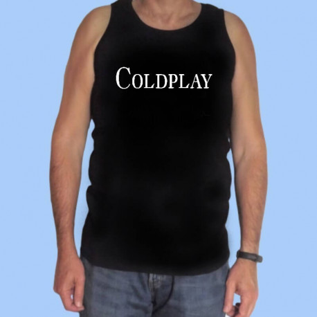 Camiseta de tirantes hombre COLDPLAY - Logotipo