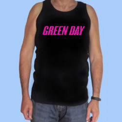 Camiseta de tirantes hombre GREEN DAY - Logotipo vintage