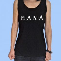 Camiseta de tirantes mujer MANÁ - Logotipo