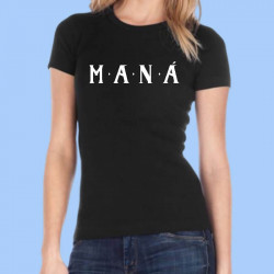 Camiseta mujer MANÁ - Logotipo