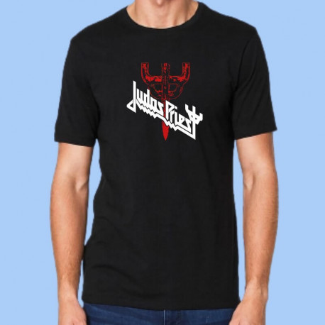 Camiseta hombre JUDAS PRIEST - Fork & Logo