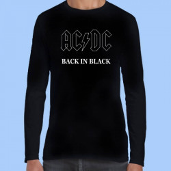 Camiseta manga larga hombre AC/DC - Back In Black