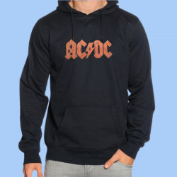 Sudadera AC/DC - Logotipo rayado vintage
