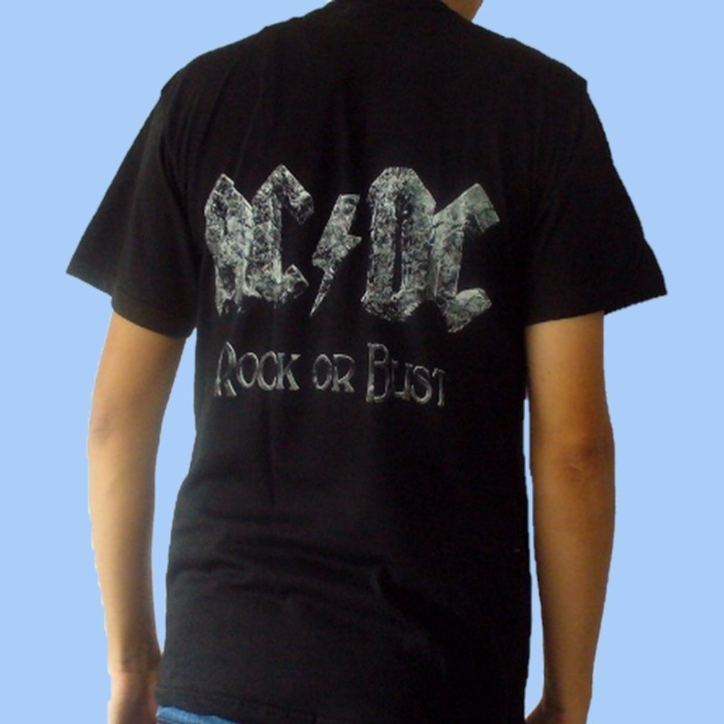 AC/DC Rock Or Bust Camiseta de Niño/a Negro 104 