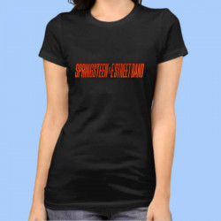 Camiseta mujer BRUCE SPRINGSTEEN - Logotipo vintage