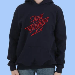 Sudadera unisex ARDE BOGOTÁ - Logotipo rojo
