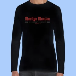 Camiseta manga larga hombre MARILYN MANSON - One Assassination Under God