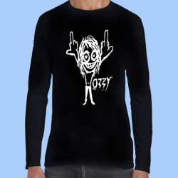 Camiseta manga larga hombre OZZY OSBOURNE - Caricatura