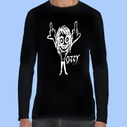 Camiseta manga larga hombre OZZY OSBOURNE - Caricatura