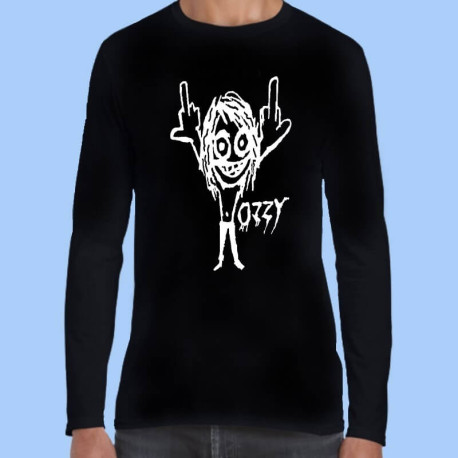 Camiseta manga larga hombre OZZY OSBOURNE - Caricatura