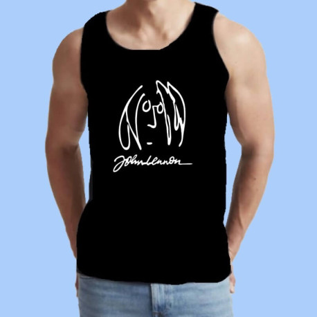 Camiseta sin mangas hombre JOHN LENNON - Caricatura