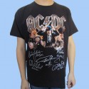 Camiseta AC/DC - Firmas