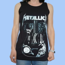 Camiseta sin mangas unisex METALLICA - Guitarra "Ouija" de Kirk Hammett