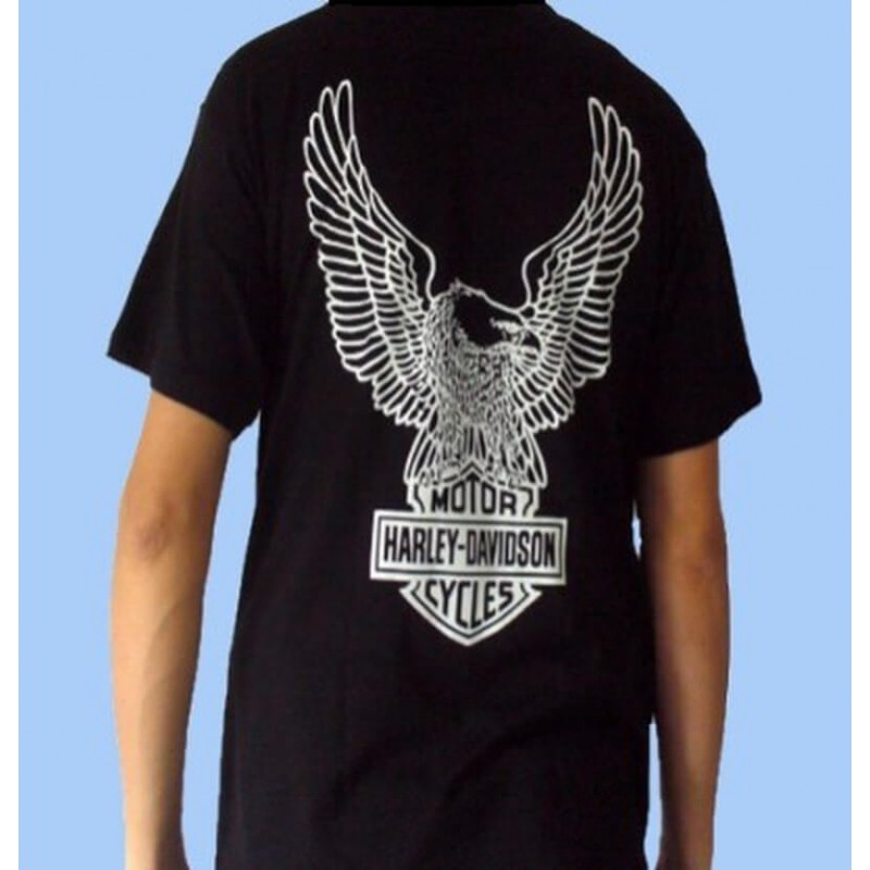retroceder Actual Persistente Camiseta motera HARLEY DAVIDSON - Logotipo grande - Camiseta de biker