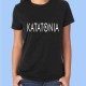 Camiseta mujer KATATONIA - Logotipo blanco