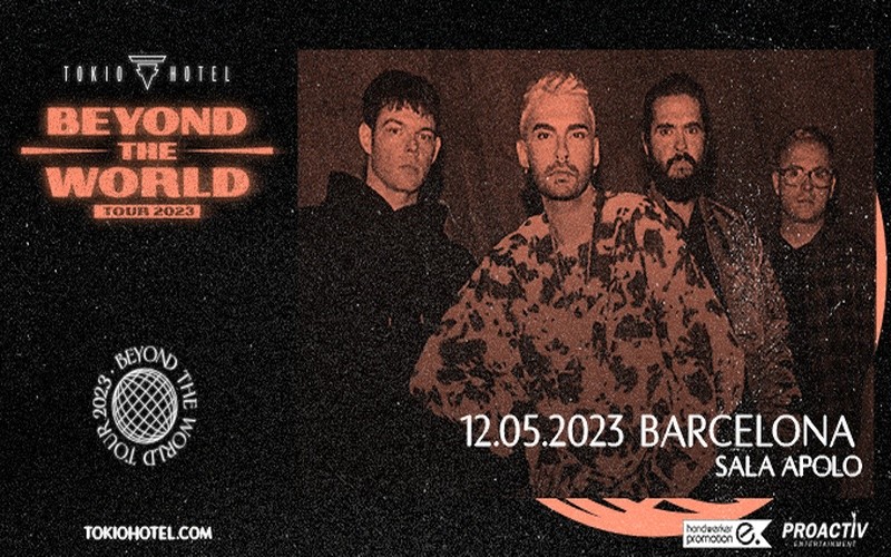 Entradas TOKIO HOTEL - "Beyond The World Tour" - BARCELONA - 12 de mayo 2023