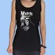 Camiseta sin mangas mujer MISFITS - Logotipo blanco
