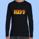 Camiseta manga larga hombre KISS - Logotipo