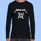 Camiseta manga larga hombre METALLICA - NINJA Logotipo