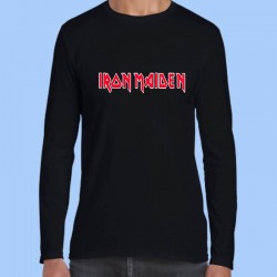 Camiseta manga larga hombre IRON MAIDEN - Logotipo