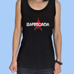 Camiseta sin mangas mujer BARRICADA - Logotipo