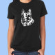Camiseta divertida mujer - Cabeza de Pastor Alemán