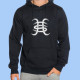 Sudadera unisex con capucha y bolsillo HÉROES DEL SILENCIO - Logotipo 1