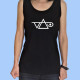 Camiseta sin mangas mujer STEVE VAI - Logotipo