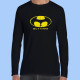 Camiseta divertida manga larga hombre - BUTTMAN