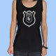 Camiseta sin mangas mujer HOMBRES G - Logotipo escudo