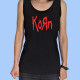 Camiseta sin mangas mujer KORN - Logotipo rojo