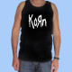 Camiseta sin mangas hombre KORN - Logotipo blanco