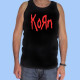 Camiseta sin mangas hombre KORN - Logotipo rojo
