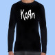 Camiseta manga larga hombre KORN - Logotipo blanco