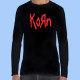 Camiseta manga larga hombre KORN - Logotipo rojo