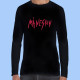 Camiseta manga larga hombre MANESKIN - Logotipo rojo