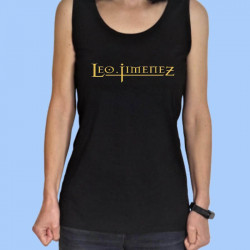 Camiseta sin mangas mujer LEO JIMÉNEZ - Logotipo