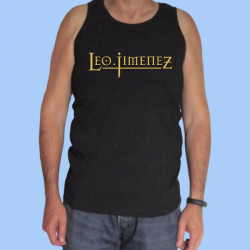 Camiseta sin mangas hombre LEO JIMÉNEZ - Logotipo