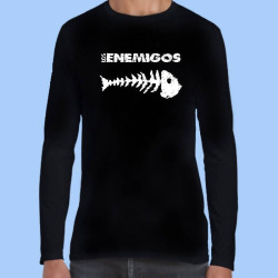 Camiseta manga larga hombre LOS ENEMIGOS - Logotipo 1
