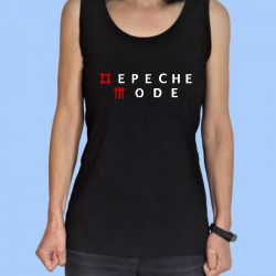 Camiseta sin mangas mujer DEPECHE MODE - Logotipo