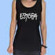 Camiseta de tirantes ESTOPA mujer - Logotipo blanco vintage
