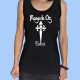 Camiseta de tirantes mujer Mägo de Oz - Finisterra Opera Rock logo blanco