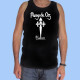 Camiseta de tirantes hombre Mägo de Oz - Finisterra Opera Rock logo blanco